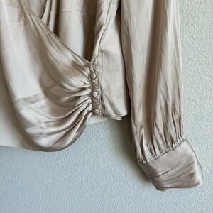 Forever 21 Silky Slouchy Low Neck Top